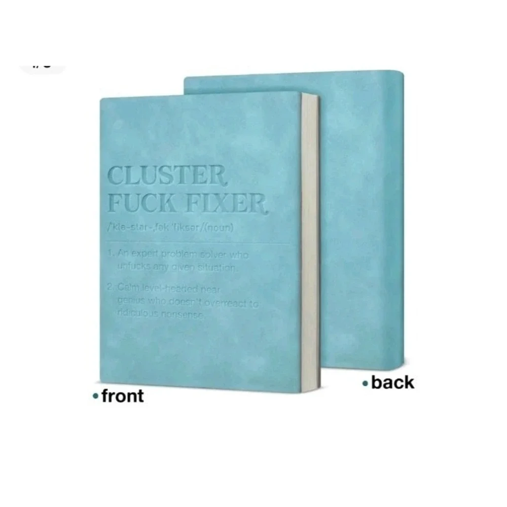 Funny Office Notebook Cluster F*** Fixer Definition Journal Gag Gift Coworker